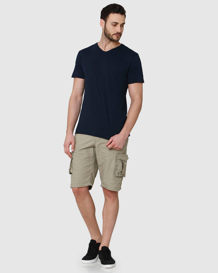 Blue V-Neck T-Shirt