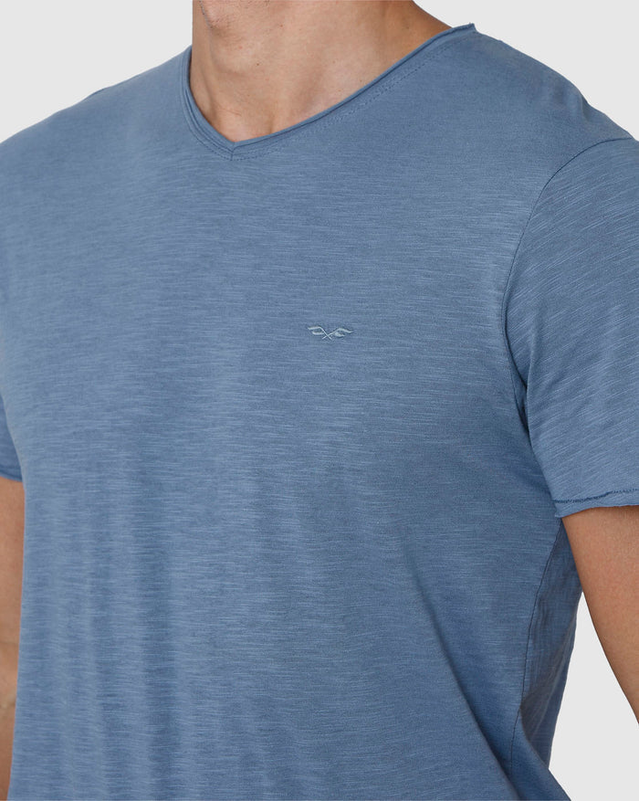 Blue V-Neck T-Shirt