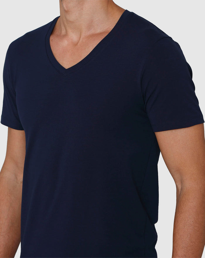 Blue V-Neck T-Shirt