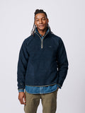 Aubin Navy Bodmin Zip Neck Fleece | Fleece