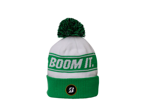 BRIDGESTONE MENS BOOM IT KNIT POM GOLF BEANIE