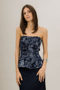 Urban Pioneers Female Brielle Corset TOP DENIM