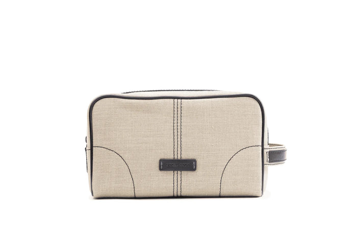Moral Code Brier Vegan Wash Bag -Khaki-  #color_khaki