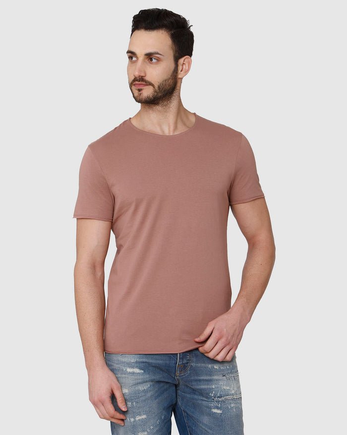 Brown Crew Neck T-Shirt