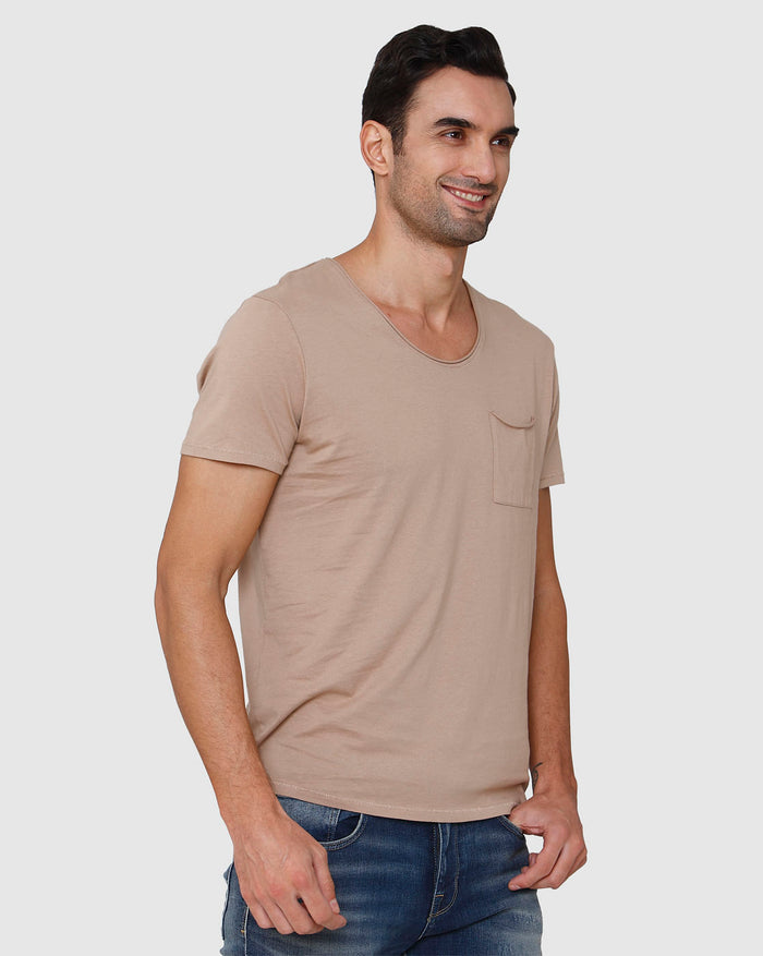 Brown Crew Neck T-Shirt