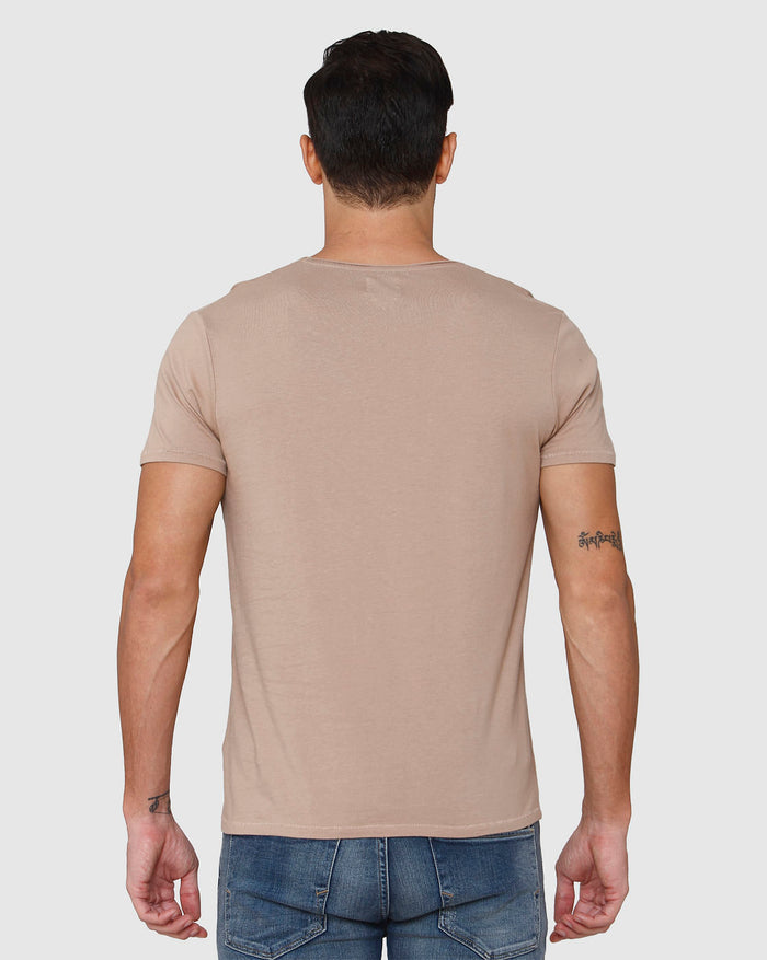 Brown Crew Neck T-Shirt