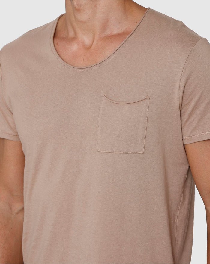 Brown Crew Neck T-Shirt