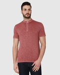 Brown Henley T-Shirt