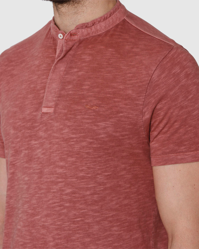 Brown Henley T-Shirt