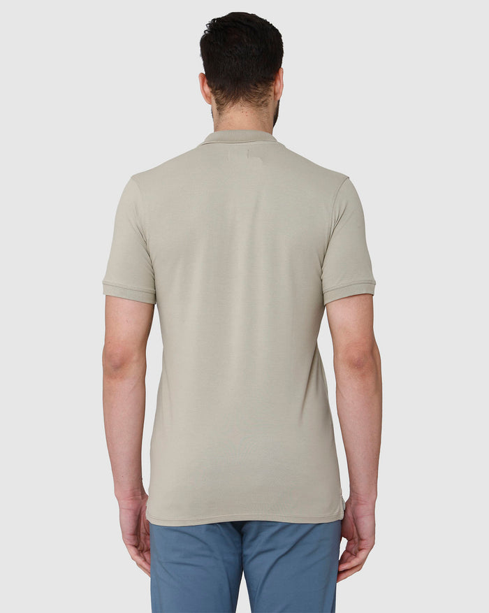 Brown Polo Neck T-Shirt