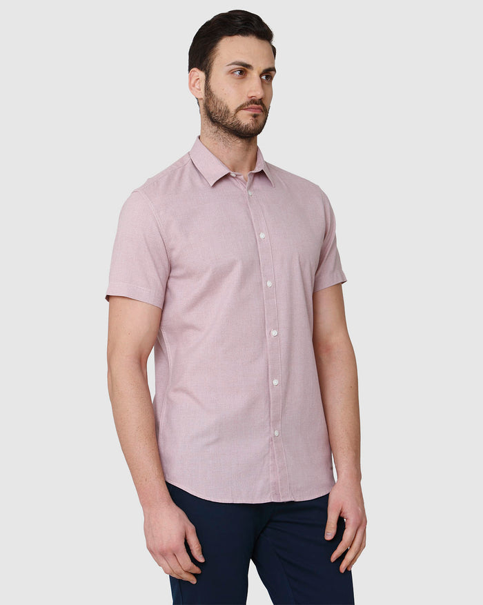 Brown Short Sleeves Shirt