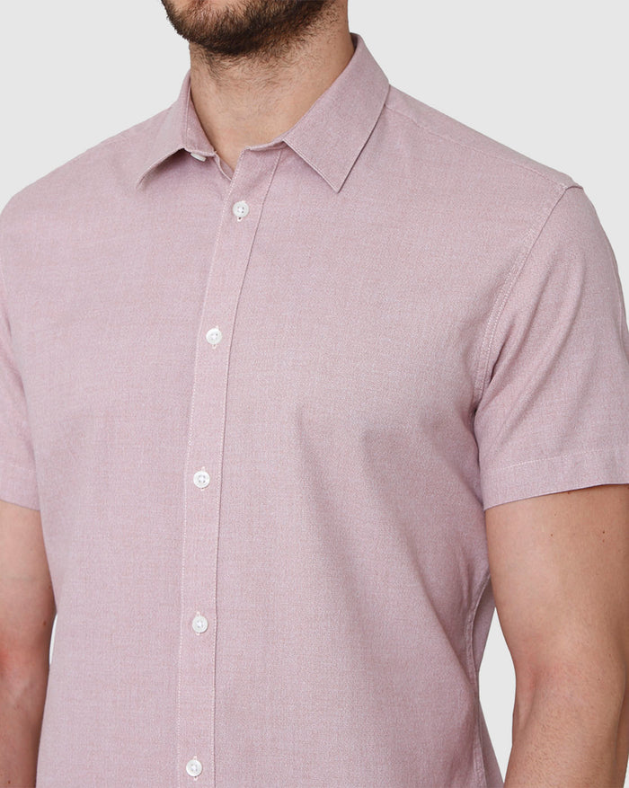 Brown Short Sleeves Shirt