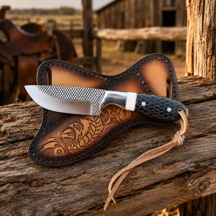 Buckaroo Knife with Crossdraw Sheath: Your Essential Companion for Every Adventure - RFE Marketing Ventures