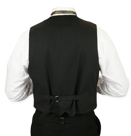 Burke Herringbone Vest - Walnut