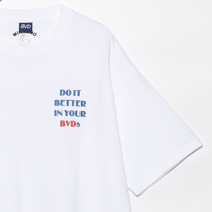 B.V.D.×MINNANO (DO IT BETTER) TEE