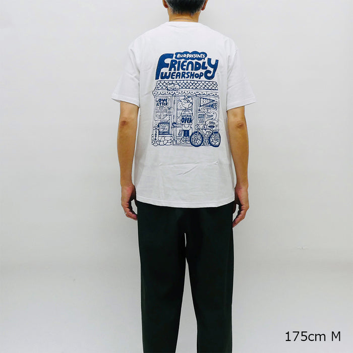 B.V.D.×TACT SATO FRIENDLY WEAR SHOP TEE