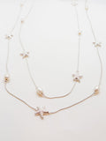 Calla Silver Starfish Necklace