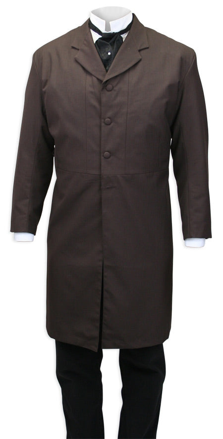 Callahan Frock Coat - Dark Mocha Brown