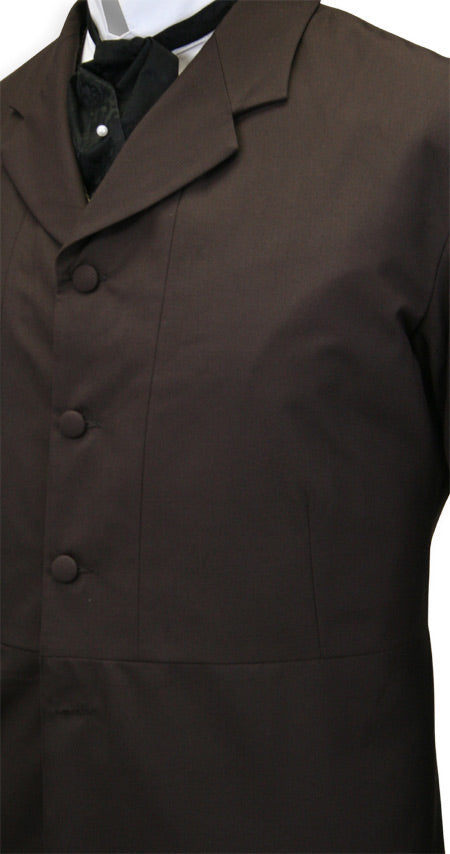 Callahan Frock Coat - Dark Mocha Brown