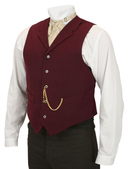 Callahan Vest - Burgundy