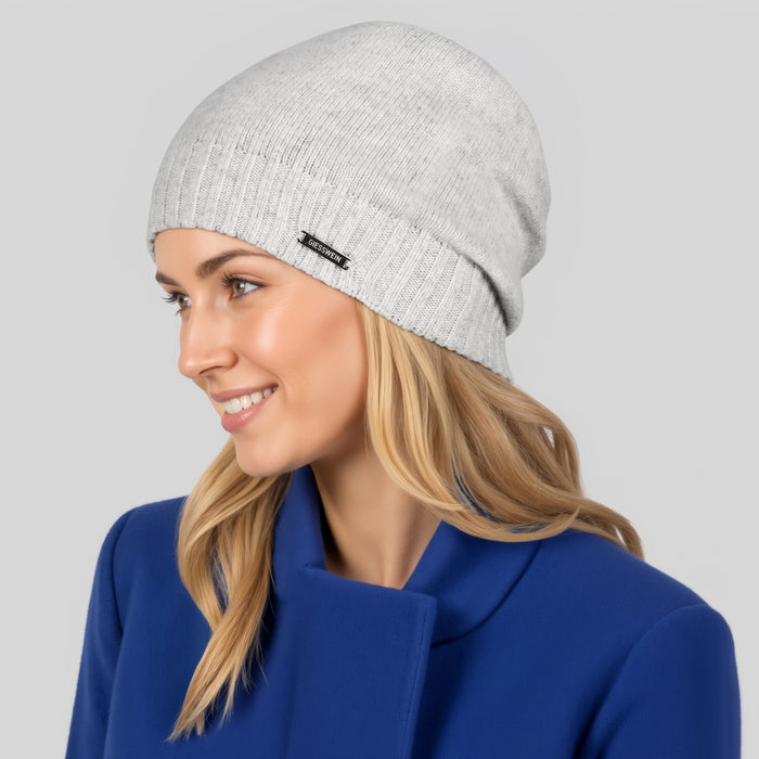 Giesswein Longbeanie Schwarzenstein - gris clair 031