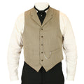Cavell Vest - Tan Stripe