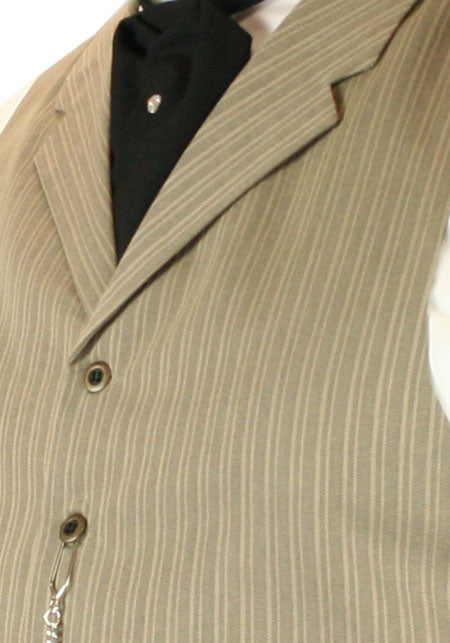 Cavell Vest - Tan Stripe