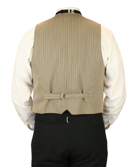 Cavell Vest - Tan Stripe