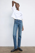 Cecile Slim Jean - Brontes Wash