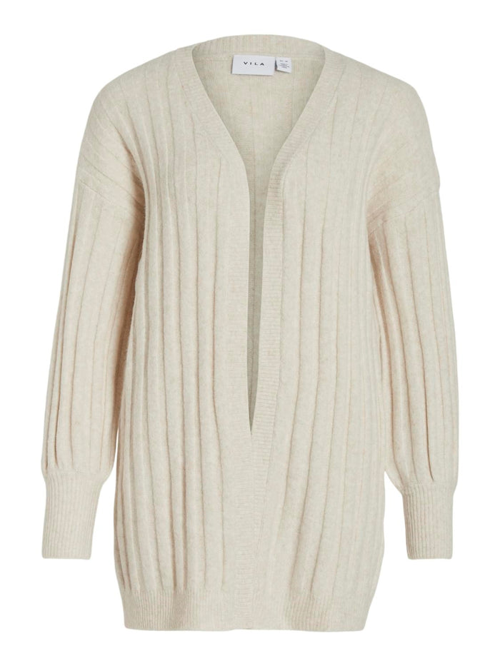 CIA OPEN CARDIGAN (NATURAL MELANGE)