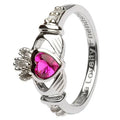 Claddagh Birthstone Ring – July