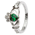 Claddagh Birthstone Ring – May