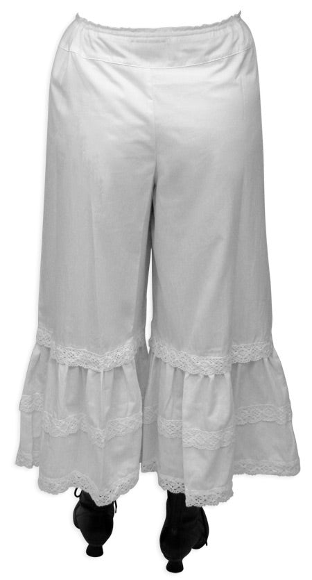 Classic Cotton Bloomers - White