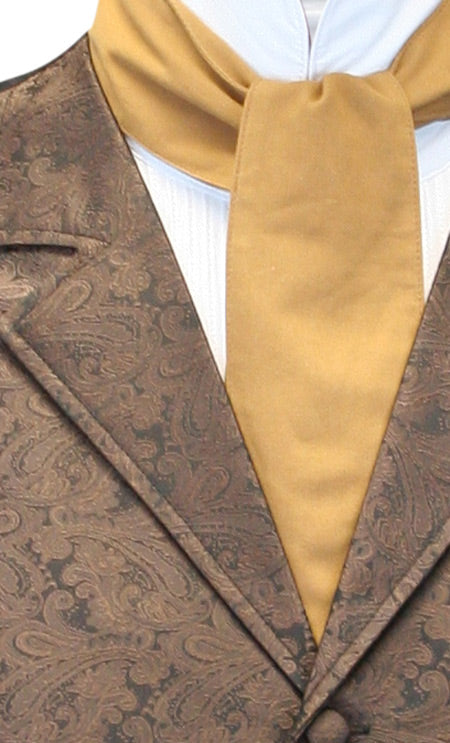 Classic Cotton Cravat - Tobacco