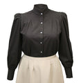 Classic Gibson Girl Blouse - Black