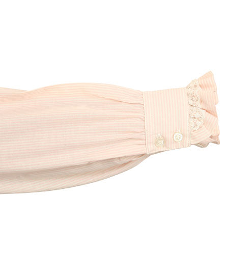 Claudette Blouse - Pink Stripe
