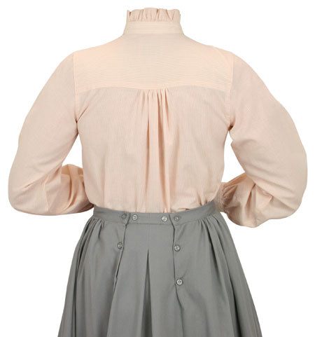 Claudette Blouse - Pink Stripe