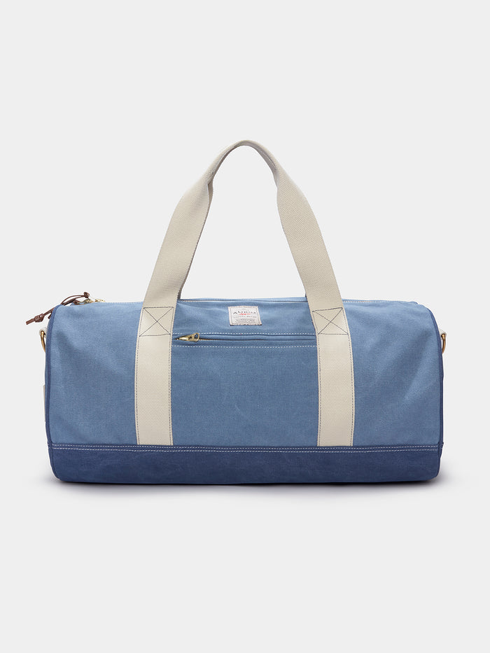 Aubin Washed Blue Coledale Overnight Barrel Bag | Bags