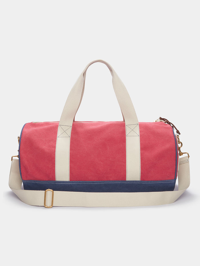 Aubin Washed Red Coledale Overnight Barrel Bag | Bags