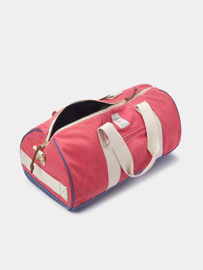 Aubin Washed Red Coledale Overnight Barrel Bag | Bags