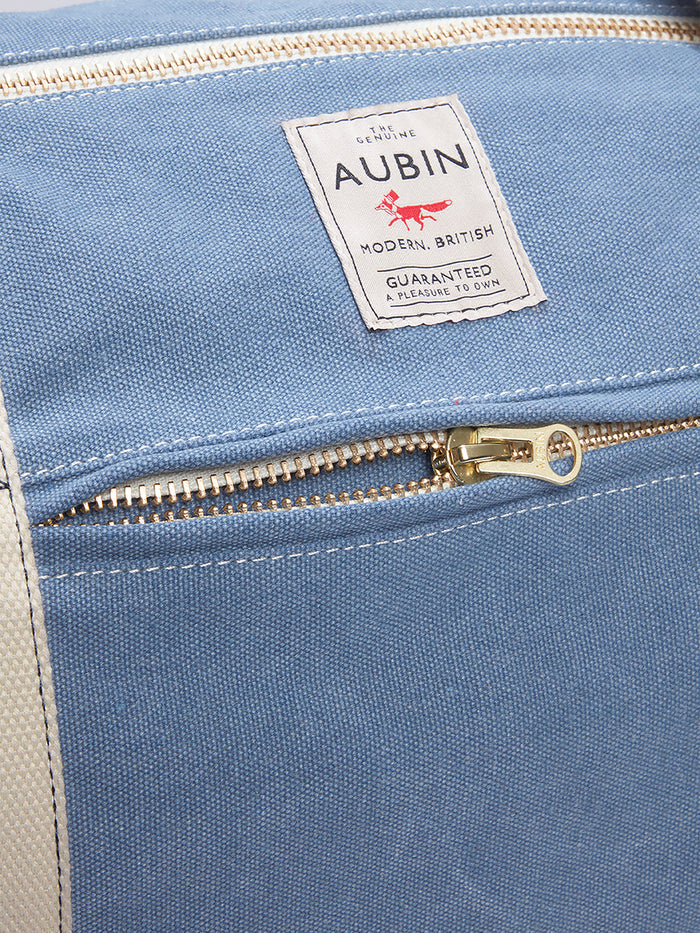 Aubin Washed Blue Coledale Overnight Barrel Bag | Bags