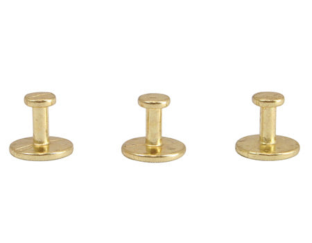 Collar Studs, Gold Tone (3-pack)