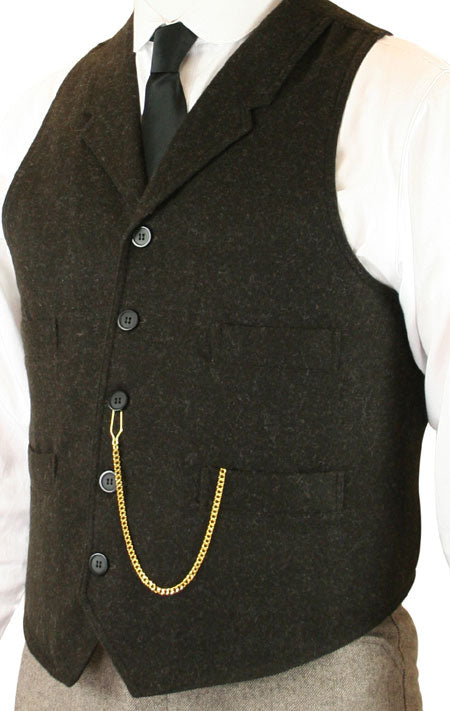 Collier Vest - Heather Brown