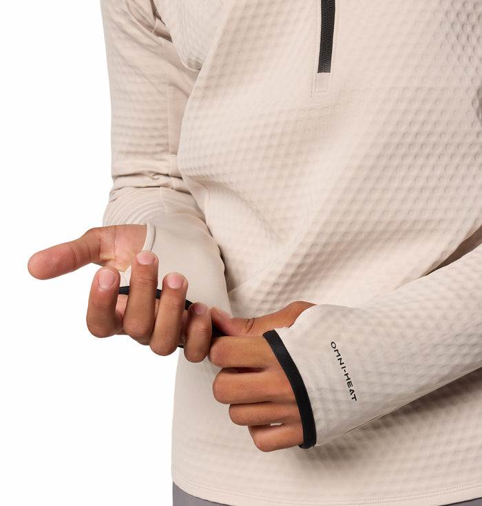 COLUMBIA MENS CRYSTAL LEAF™ OMNI-HEAT™ HELIX HALF ZIP SWEATER 26