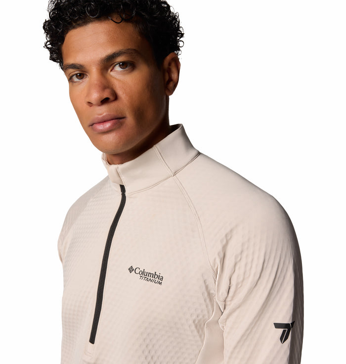 COLUMBIA MENS CRYSTAL LEAF™ OMNI-HEAT™ HELIX HALF ZIP SWEATER 26
