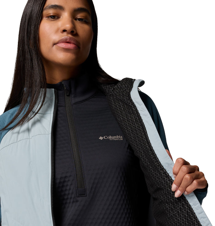 COLUMBIA WOMENS ARCTIC CREST™ HYBRID FULL ZIP SWEATER