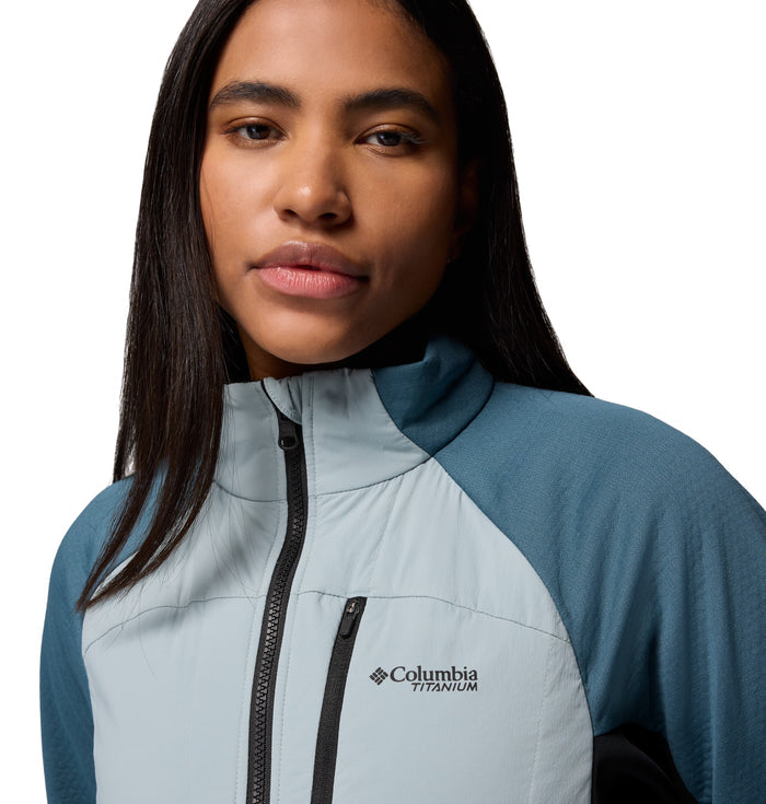 COLUMBIA WOMENS ARCTIC CREST™ HYBRID FULL ZIP SWEATER