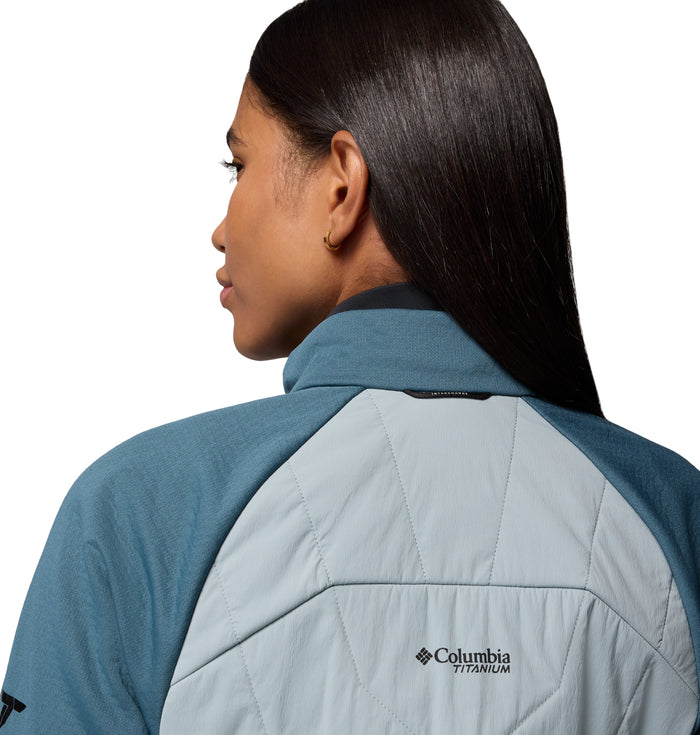 COLUMBIA WOMENS ARCTIC CREST™ HYBRID FULL ZIP SWEATER
