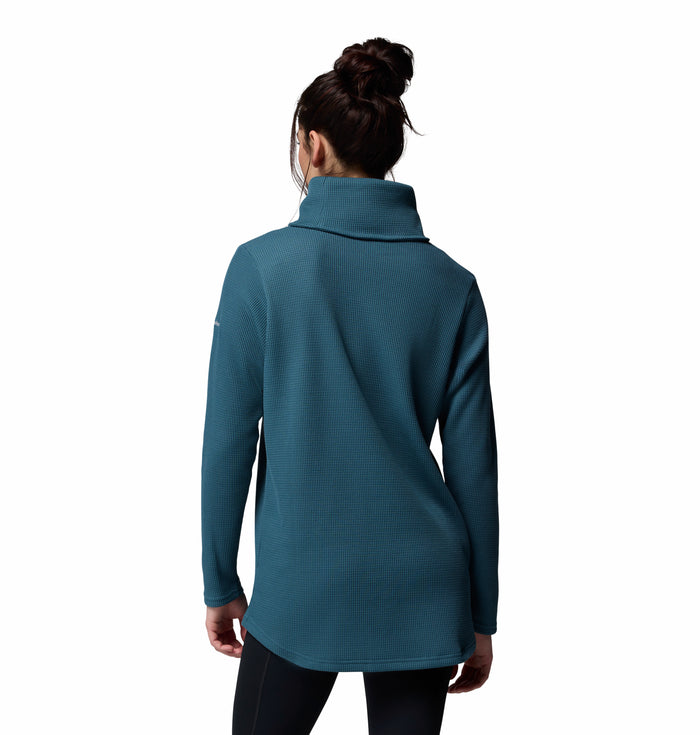 COLUMBIA WOMENS HOLLY HIDEAWAY™ WAFFLE COWL NECK LONG SLEEVE SHIRT 26