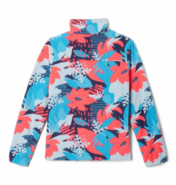 COLUMBIA YOUTH GIRLS CASTLE DALE™ PRINTED FULL ZIP FLEECE SWEATER 25